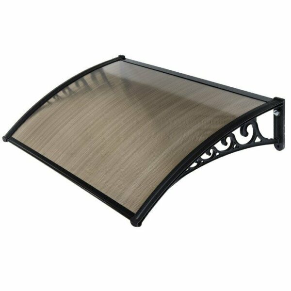 CAPOTA CAPOTA POLICARBONATO ALVEOLAR CUBIERTA DE PLEXIGLÁS 120x80cm AHUMADO 402