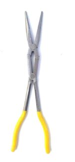 ALICATES CON PICOS LARGOS Y RECTOS DOBLE ARTICULACIÓN 33 cm de largo 13" MANGO RTO 706