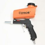 PISTOLA DE ARENADO NEUMÁTICA BOQUILLA DEL TANQUE DE AIRE 1/4" ARENA 750ML 742H