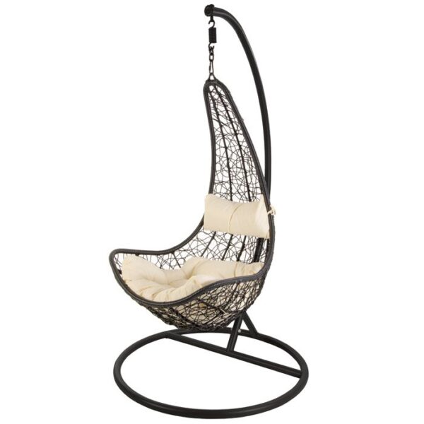 SILLÓN COLGANTE COLGANTE COLUMPIO JARDÍN BALCÓN SILLA DE TERRAZA CON COJÍN 327