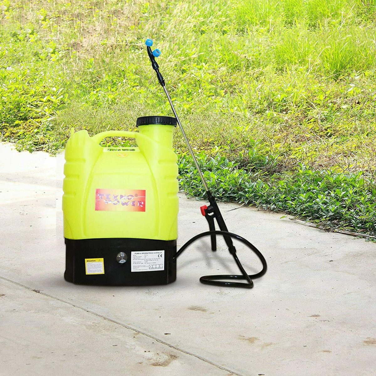 21301 NEBULIZADOR MOCHILA ELÉCTRICA BOMBA BATERÍA 16LT 12V PULVERIZADOR T SPRAY