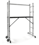 ANDAMIO PLATAFORMA DE ANDAMIO MULTIFUNCIÓN ESCALERA AJUSTABLE 825