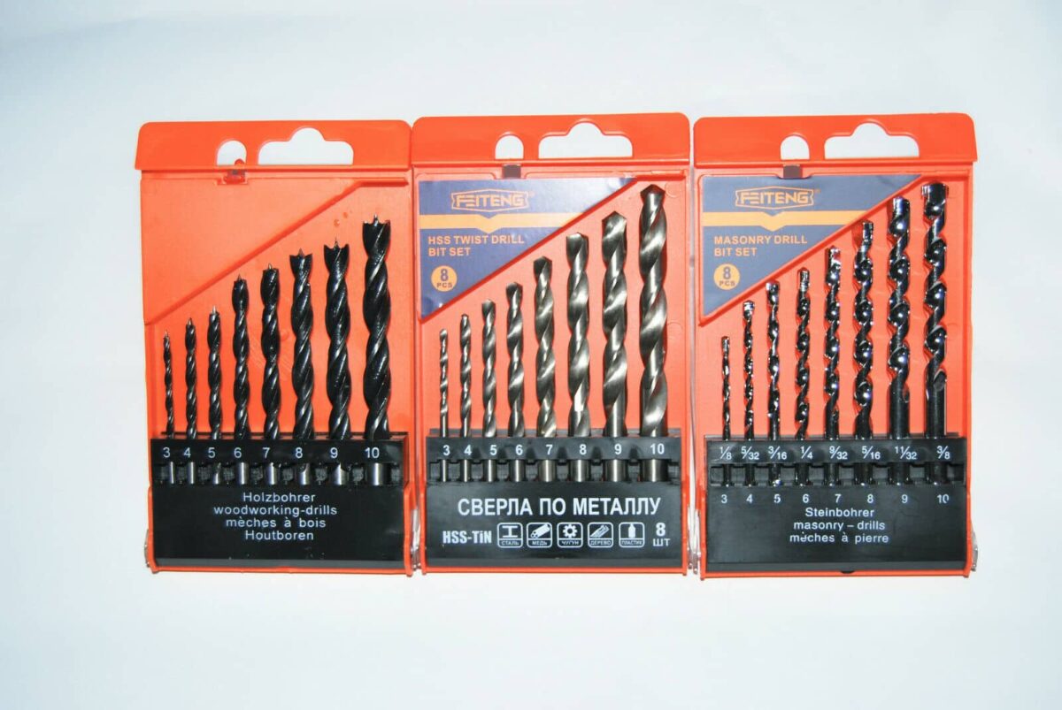 20214 JUEGO DE BROCAS METAL HIERRO PARED MADERA 3 10 MM MÉTRICO 24 PIEZAS HSS