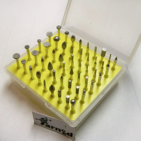 BROCAS DE DIAMANTE PARA DRIMEL MINI HERRAMIENTA DREMEL 50 PIEZAS