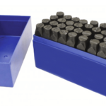 JUEGO DE PUNZONES DE PLANTILLA ALFANUMÉRICA 36 PIEZAS 10 MM LETRAS Y NÚMEROS MARCANDO 514sa