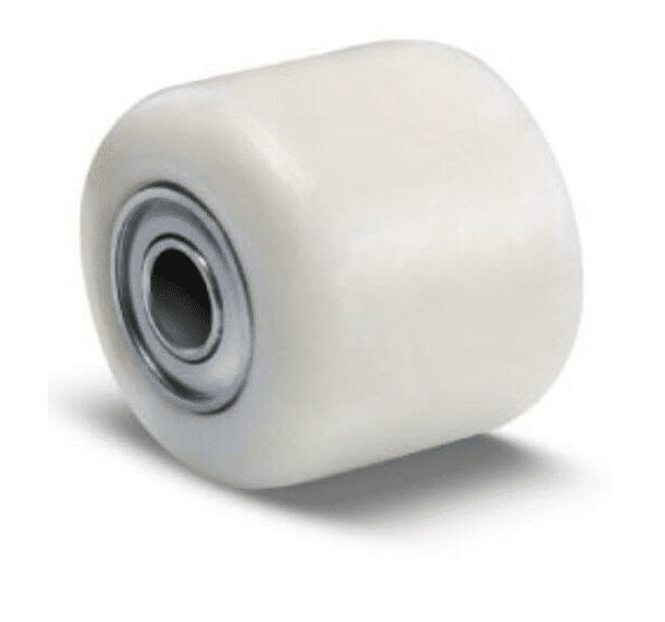 RODILLO DE RUEDA PARA TRANSPALETA mm 8260 AGUJERO 20 CARRO DE NYLON 608av