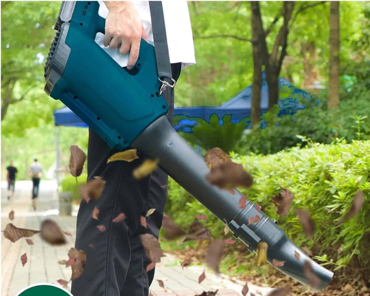 17596 SOPLADOR DE 2 BATERÍAS LITIO 5AH 72V LIMPIEZA HOJAS DE JARDÍN GIADINAGGIO 182ox
