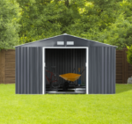 CASA COBERTIZO TRASTERO CAJA DE CABAÑA JARDÍN HERRAMIENTAS DE CHAPA 13 METROS 3.4x3.8 V01