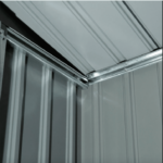 CASETA DE ALMACENAMIENTO CASETA DE JARDÍN PORTAHERRAMIENTAS DE CHAPA 2,8 METROS CUADRADOS 030WT