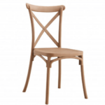 SILLA DE POLIPROPILENO BAR RESTAURANTE SILLAS DE JARDÍN INTERIOR EXTERIOR CROSS 429v