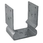 SOPORTE DE SOPORTE ELEVADO EN FORMA DE U PARA VIGAS DE MADERA PILAR SUSPENDIDO MM 60x60x135 650