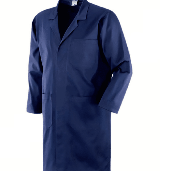 BATA DE LABORATORIO CAMISA DE TRABAJO MECÁNICO TALLER TALLER ALGODÓN AZUL TALLA 58