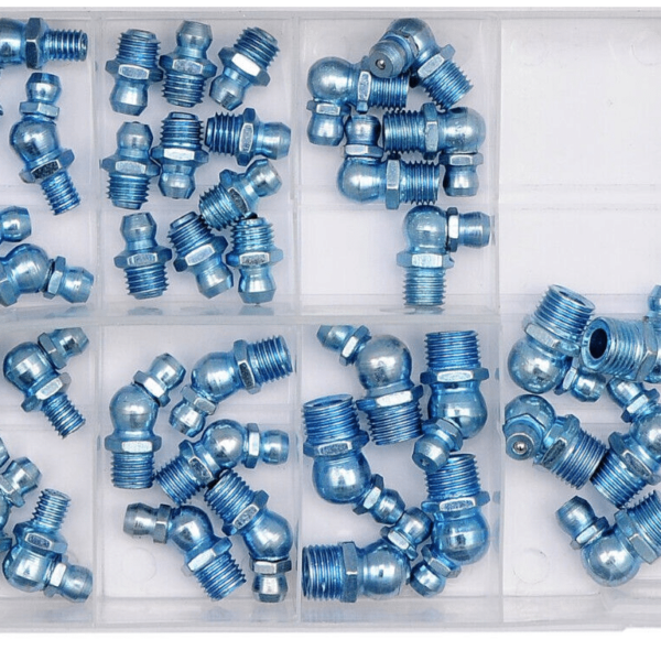 JUEGO DE 110 PIEZAS DE CABEZA DE ENGRASE DE ESQUINA RECTA M6 M8 M10 GRASA 881YT