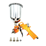 PISTOLA DE AERÓGRAFO PARA PINTURA BOQUILLA 1.5 TANQUE DE ALUMINIO 400 ml 094ho
