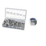 SURTIDO 195 PIEZAS TUERCAS AUTOBLOCANTES INSERTO AUTOBLOCANTE BLOQUEO DE TUERCA 195