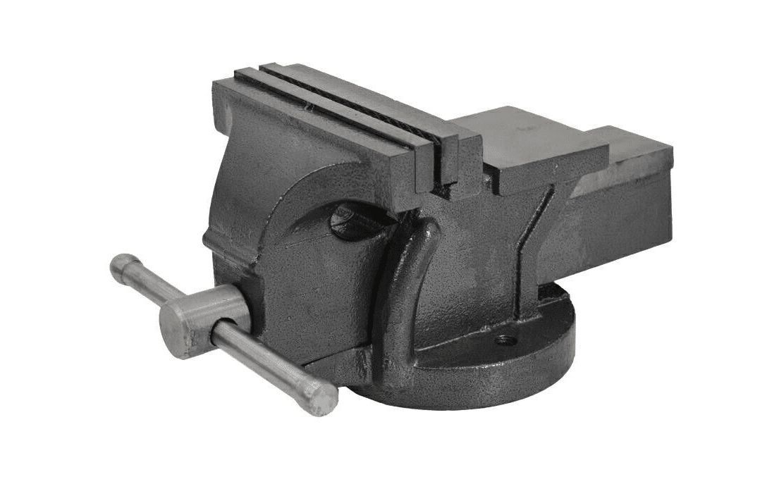 18085 MORDAZA DE BANCO 125 mm YUNQUE PROFESIONAL EN HIERRO FUNDIDO Y MORDAZAS DE ACERO 852aw