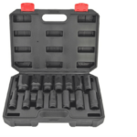 CAJA DE LLAVES BRÚJULA ENCHUFES REFORZADOS 1/2" 14 PIEZAS CAJA 10 32 MM 313AW