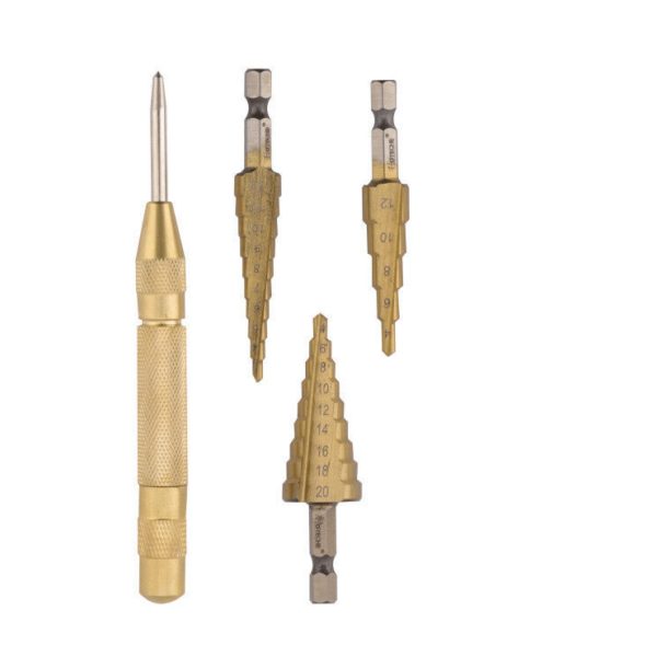 KIT PARA EL CLIC DEL TALADRO PARA CORTADORES ESCALONADOS 3 12 4 20 MM 045H