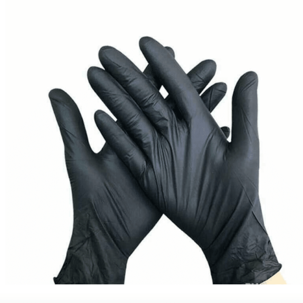 GUANTES DE NITRILO NEGRO GUANTE NEGRO 100 PIEZAS TRABAJO DE TALLER DE ALTA RESISTENCIA L 189