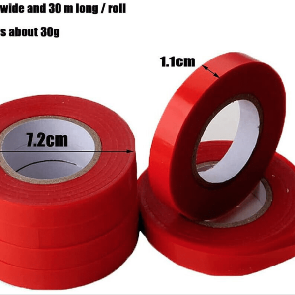 KIT 20 CORDONES ROJOS CINTAS ATADO DE FLORES DE PLANTAS ATADO DE RAMAS DE VID 615X