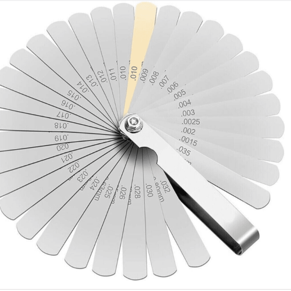 MEDIDOR DE ESPESOR 32 CUCHILLAS VÁLVULAS MEDICIÓN DE ESPESOR 0.03-1.00mm CHAPAS DE ACERO GRXI