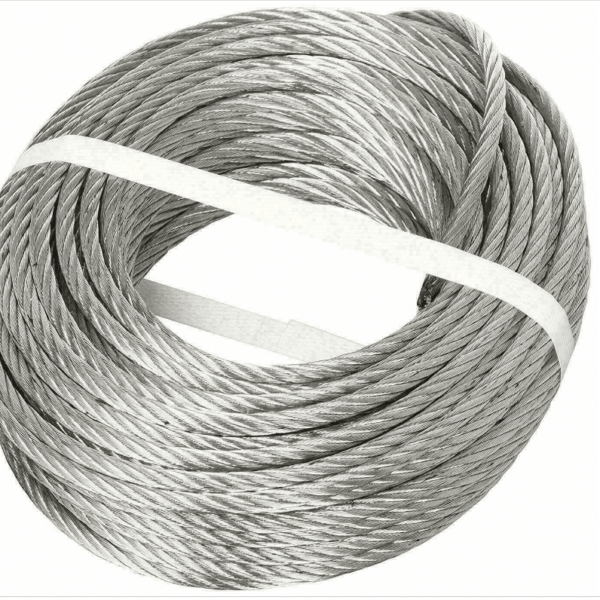 CABLE DE ACERO GALVANIZADO COMERCIAL CABLE DE ACERO GALVANIZADO 72 HILOS 10 MT 4MM 1450KG POLIPASTO 066