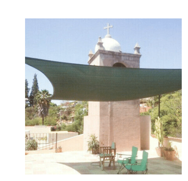 SOMBREADO CUADRADO TOLDO JARDÍN PROTECTOR SOLAR 3.6x3.6 mt 43