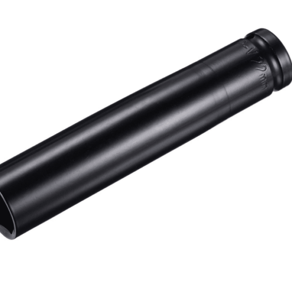 CASQUILLO DE IMPACTO LARGO 21 MM TORNILLO HEXAGONAL 1/2" DESTORNILLADOR 19 CM NEGRO