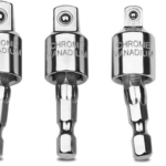 KIT 3 ADAPTADORES UNIÓN PARA ACCIONAMIENTO 1/4 PARA VASOS DE TALADRO ATORNILLADOR 1/4 3/8 1/2 LI