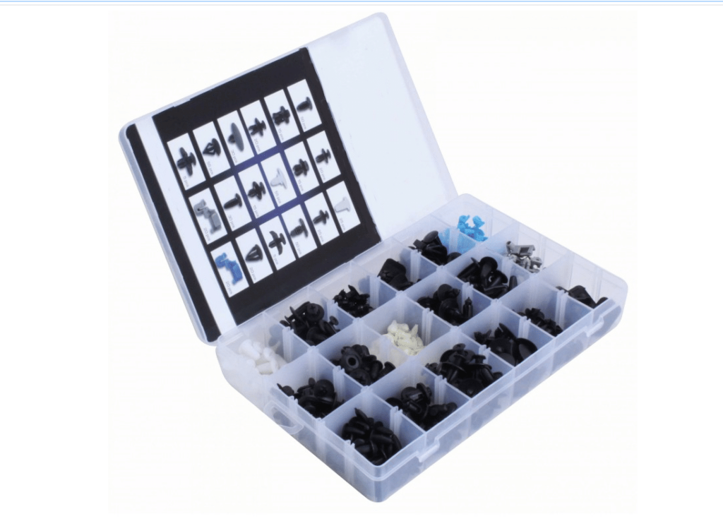 CLIPS RETENEDORES CUERPO PARACHOQUES PANELES REMACHES PLÁSTICO 420 PIEZAS MAZDA TC008sa