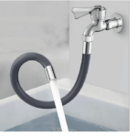 MANGUERA DE EXTENSIÓN GRIFERÍA DE LAVABO FREGADERO FLEXIBLE 20 CM GRIS 197ba