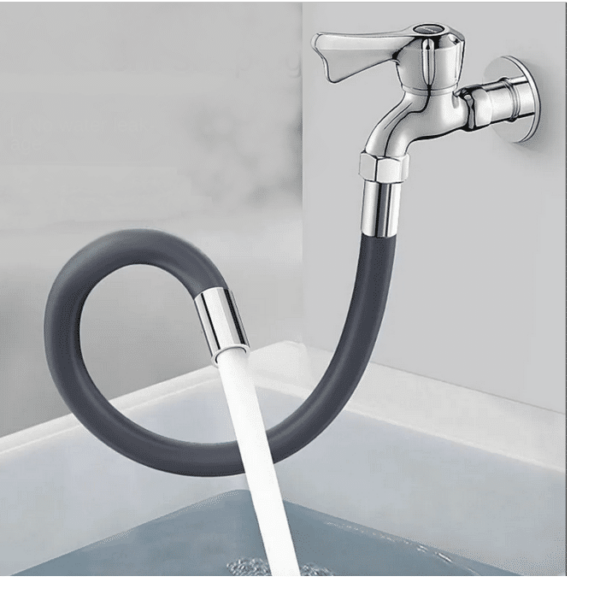 MANGUERA DE EXTENSIÓN GRIFERÍA DE LAVABO FREGADERO FLEXIBLE 20 CM GRIS 197ba
