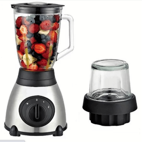 MEZCLADORA 800 W EN ACERO 1.5 JARRA DE VIDRIO 2 EN 1 VELOCIDAD 462ar
