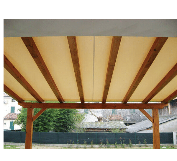 CUBIERTA DE VELA BEIGE 2,8 x 3,8 MT PARA PÉRGOLA PÉRGOLA 3 x 4 MT 151ve