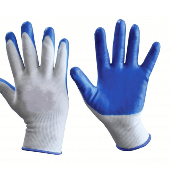 60 PARES DE GUANTES DE TRABAJO RECUBIERTOS DE NITRILO NYLON PAR DE GUANTES TALLA 10 GL10