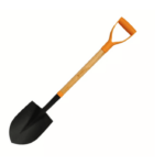 PALA DE JARDÍN 102cm PALA ESPIGA DE CONSTRUCCIÓN DE JARDINERÍA MULTIUSOS 747H