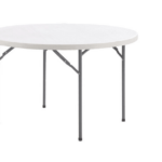 MESA REDONDA PARA HOSTELERÍA INTERIOR EXTERIOR POLIPROPILENO CM Ø120x74h BLANCO 482v