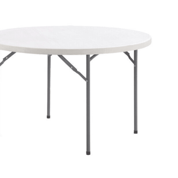 MESA REDONDA PARA HOSTELERÍA INTERIOR EXTERIOR POLIPROPILENO CM Ø120x74h BLANCO 482v