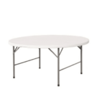 MESA REDONDA PARA HOSTELERÍA INTERIOR EXTERIOR POLIPROPILENO CM Ø150x74h BLANCO 499v