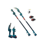 KIT MOTOSIERRA A BATERÍA 6" + TIJERAS DE PODAR CON PÉRTIGA TELESCÓPICA GARDEN 253
