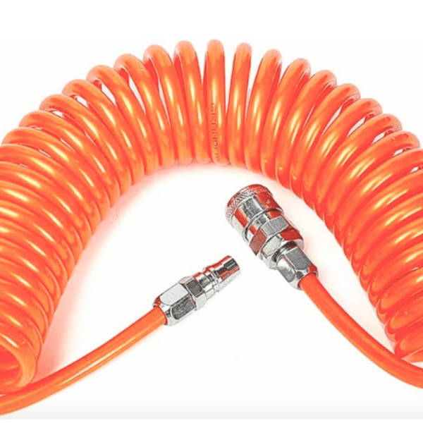 MANGUERA DE AIRE COMPRIMIDO ESPIRAL 18 MT METROS RACOR COMPRESOR FLEXIBLE 186