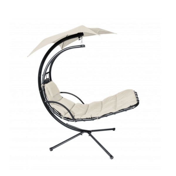 SILLÓN COLGANTE MECEDORA SILLA COLGANTE DE HOJA JARDÍN BALCÓN CON COJÍN 433v