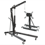 KIT PESCANTE GRÚA HIDRÁULICA 2000 KG TALLER PLEGABLE + SOPORTE DE MOTOR 2T 577AW