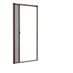 MOSQUITERA RODILLO LATERAL REDUCIBLE EMBRAGUE PUERTA FRANCESA 115X230 MARRÓN 982