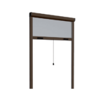 MOSQUITERA RODILLO RODILLO VENTANAS MARRÓN EMBRAGUE 80X250 REDUCIBLE 0934