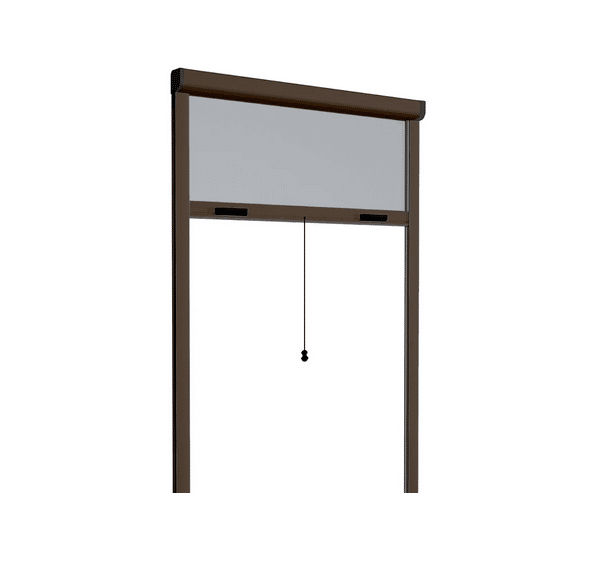 MOSQUITERA RODILLO RODILLO VENTANAS MARRÓN EMBRAGUE 80X250 REDUCIBLE 0934