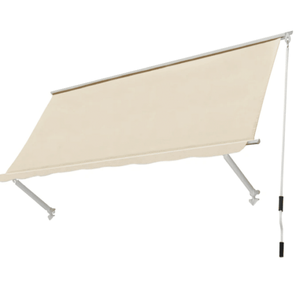 TOLDO DESPLEGABLE 2.5X2.5 MT SIN CAJA BRAZOS BEIGE BALCÓN 3933