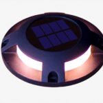 FOCO LED FOTOVOLTAICO 5 LÚMENES PASARELA DE ENTRADA IP67 LUZ CÁLIDA 3000K 183ce