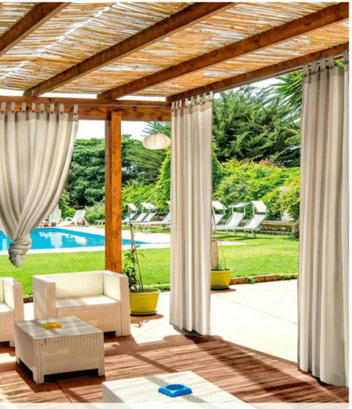 17000 Kit de pérgola con pérgola de madera 3x5 mt cubierta 2 piezas arella media caña de bambú 71926be