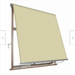 TOLDO DESPLEGABLE BALCÓN BRAZOS BRAZOS 80 CM 300 x 245 CM BEIGE 185v